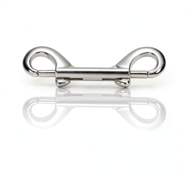 8-Pack Heavy Duty Double Ended Snap Hooks,Silver Zinc Alloy Trigger Clips – for Dog Leashes, Key Rings, Water Buckets, Carabiners, Home, Farm, Indoor & Outdoor Use-1