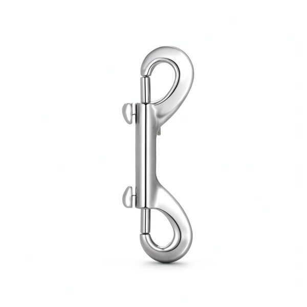Double Ended Eye Bolt Snaps Hook Sliver Trigger Clips Chain Metal Clips 3.5 Inch 4pcs for Dog Leash Key Chain Horse Tack Pet Feed Bucket Garage Use-1