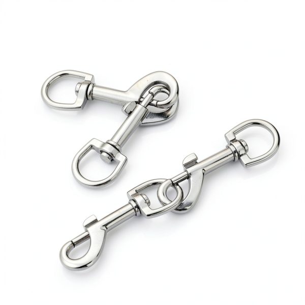 3 Inch Swivel Snap Hooks, 12Pcs Heavy Duty Pet Leash Hooks Swivel Eye Snap Clips for Dog Leash DIY Crafts Project-6