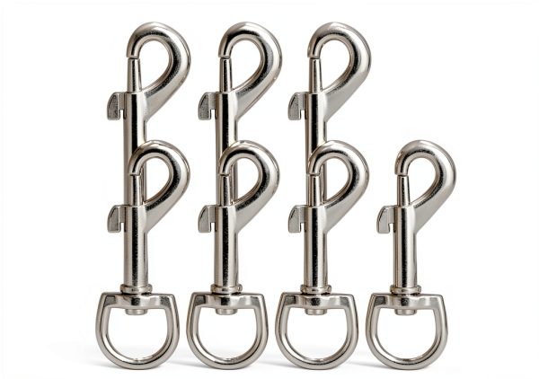 3 Inch Swivel Snap Hooks, 12Pcs Heavy Duty Pet Leash Hooks Swivel Eye Snap Clips for Dog Leash DIY Crafts Project-0