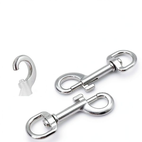 3.5 Inch Heavy Duty Swivel Snap Hooks 2-Pack KornaDoz Bolt Snap-3