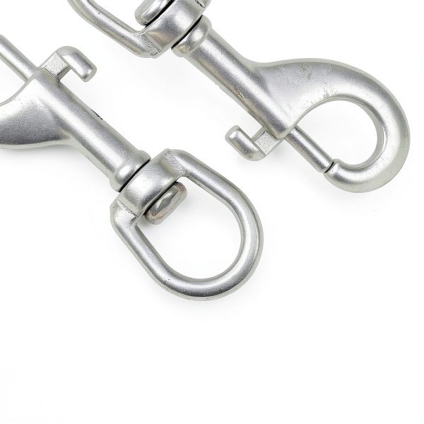 3.5 Inch Heavy Duty Swivel Snap Hooks 2-Pack KornaDoz Bolt Snap-4
