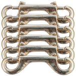 Double Ended Bolt Snap 4" Solid Brass - Jeffers 6 Pack-0