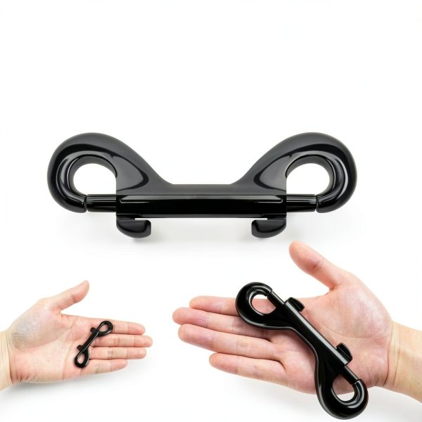 4.7" Double Ended Bolt Snap Hooks 220LBS PAMAZY Zinc Alloy (2 Pack)-2