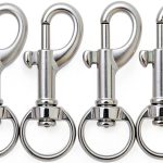 Flag Clips Swivel Snap Hooks LuoQiuFa 4-Piece 1.8-Inch Rust-Resistant-0