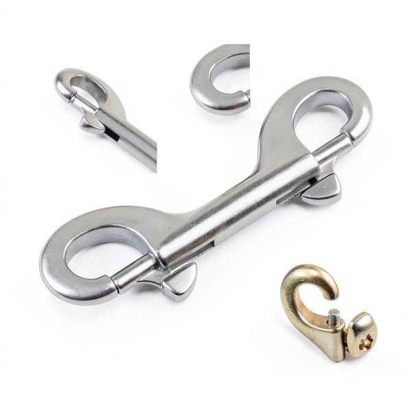 Double Ended Bolt Snap Hooks Kuvanspok 3.5in 316 Marine Stainless-3