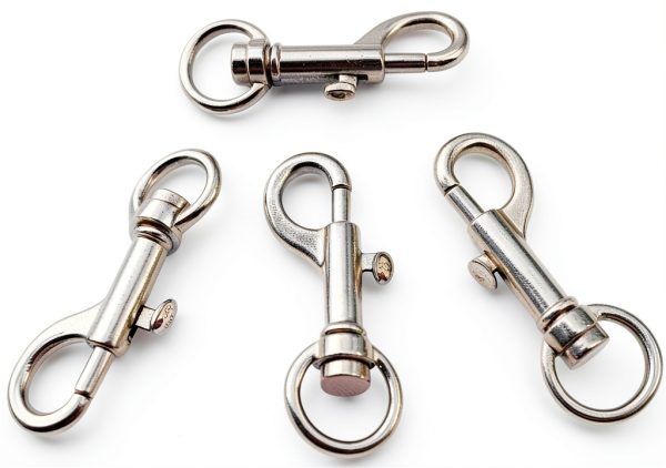 Flag Clips Swivel Snap Hooks LuoQiuFa 4-Piece 1.8-Inch Rust-Resistant-3