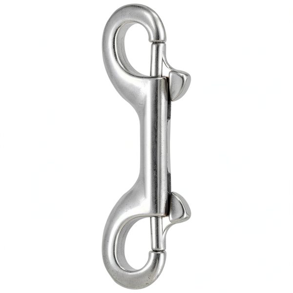Double Ended Bolt Snap Hooks Kuvanspok 3.5in 316 Marine Stainless-0